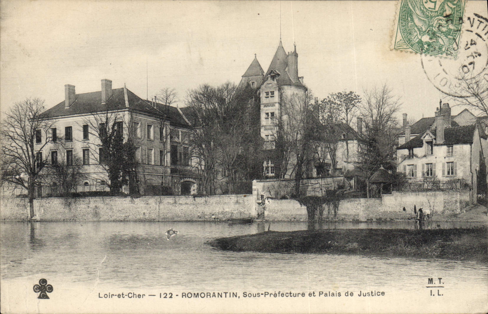 CPA Romorantin Sous Prefecture et Palais de justice