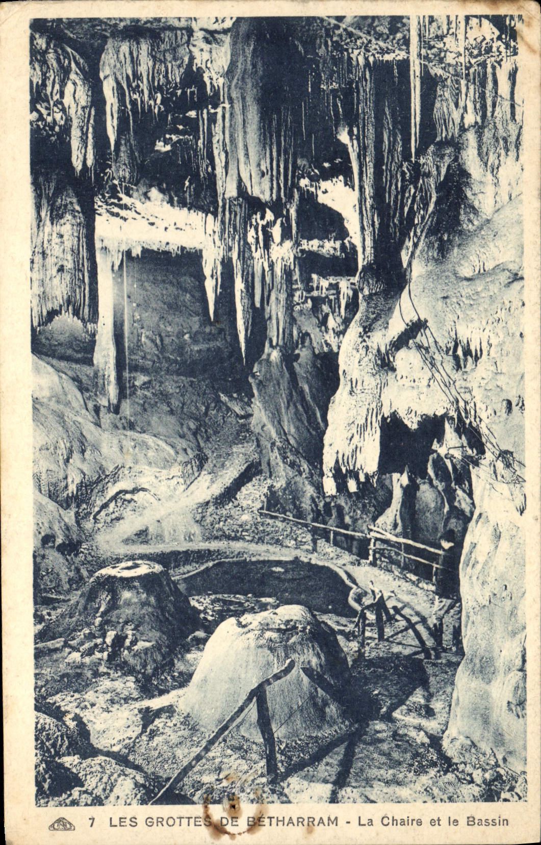 CPA Grotte Grottes de Betharram La chaire et le bassin