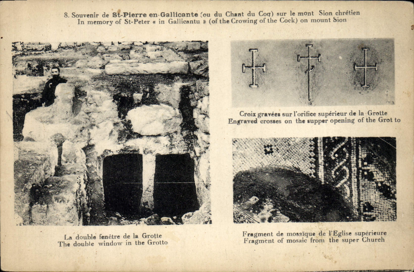 CPA Grotte Grottes St Pierre en Gallicante sur le mont