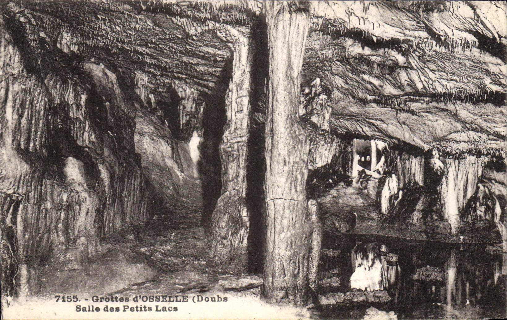CPA Grotte Grottes d'Osselle Salle des petits lacs
