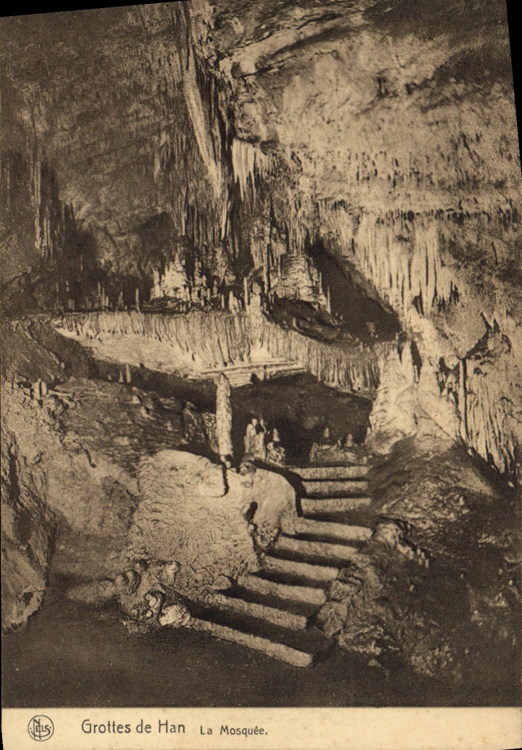CPA Grotte Grottes de Han La mosquee