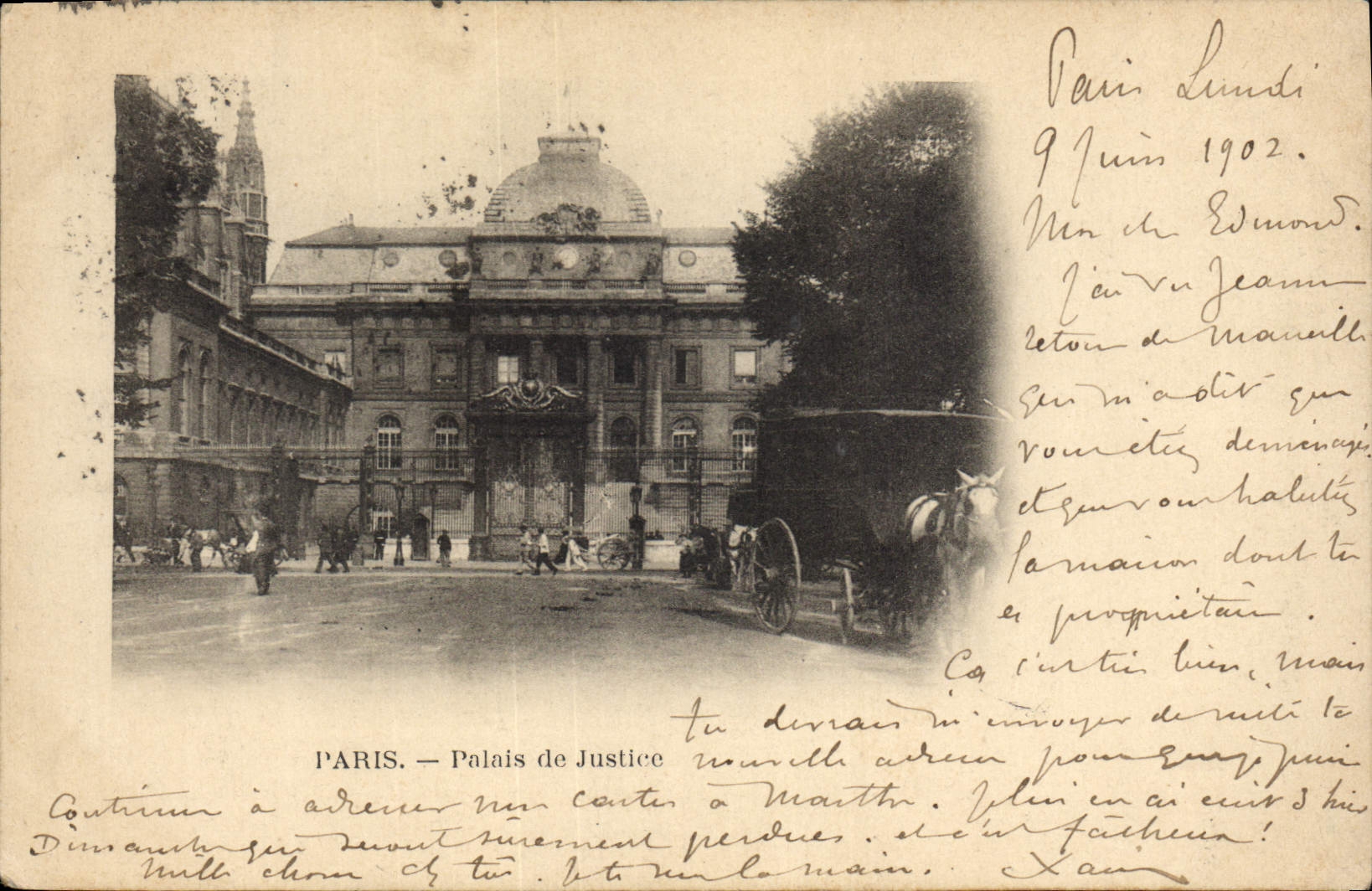 CPA Palais de Justice Paris