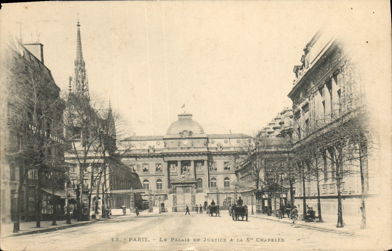 CPA Palais de Justice et la Sainte Chapelle Paris