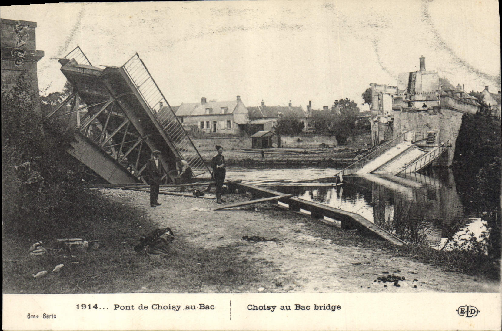 CPA Militaria Pont de Choisy au Bac