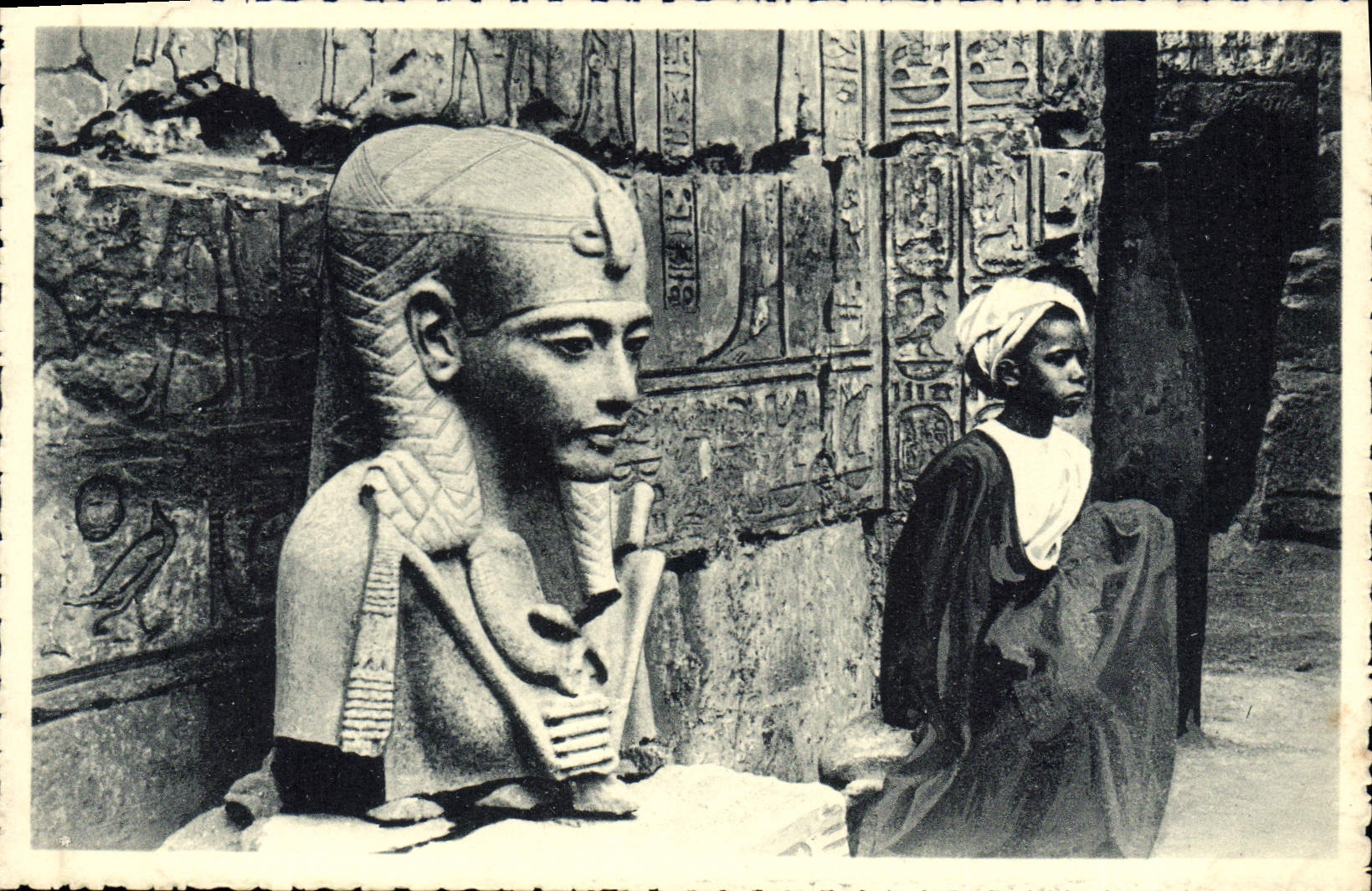 CPA Egypte Egypt Pharaon Comme deux freres 