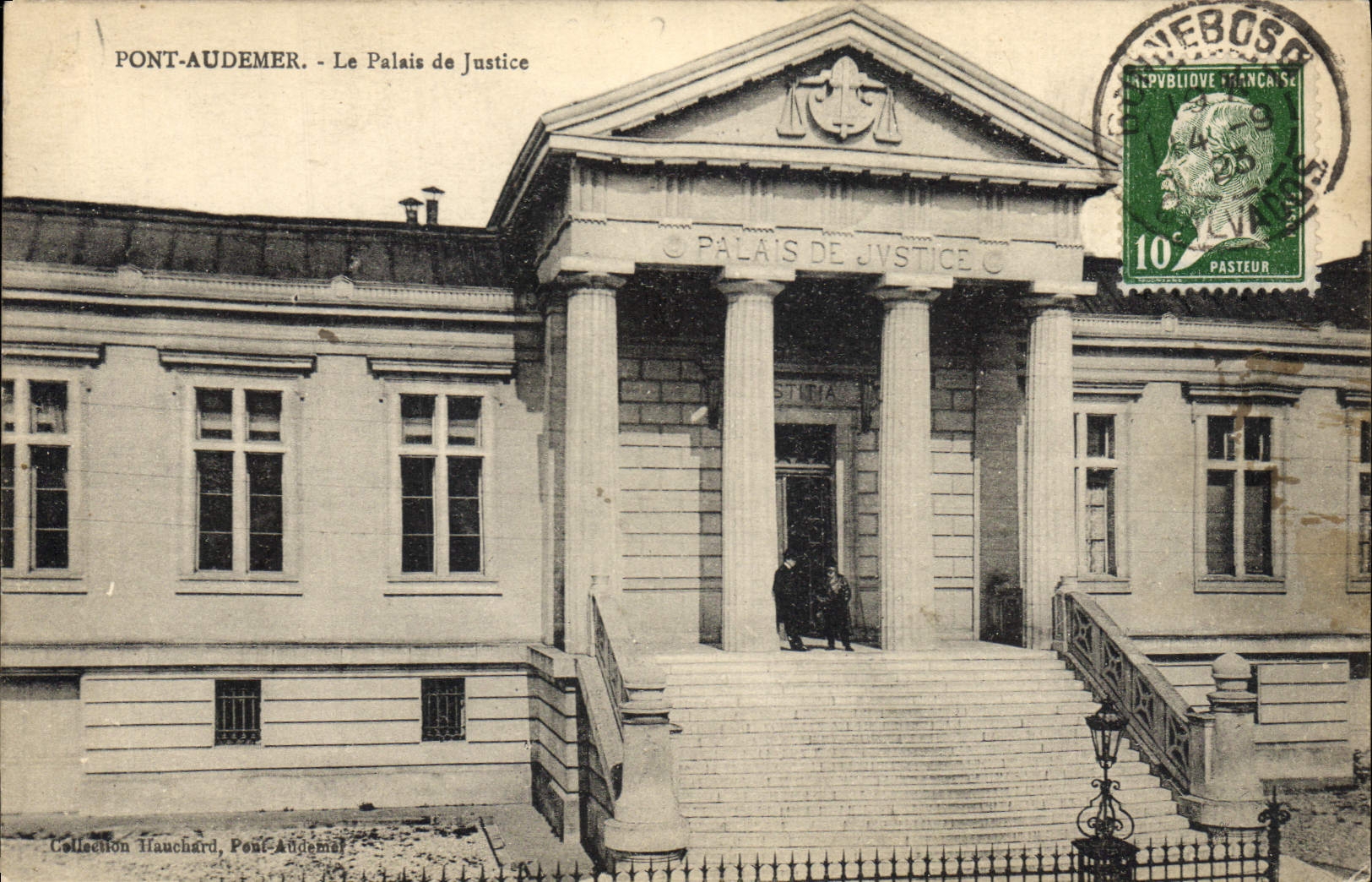 CPA Palais de justice Pont Audemer 