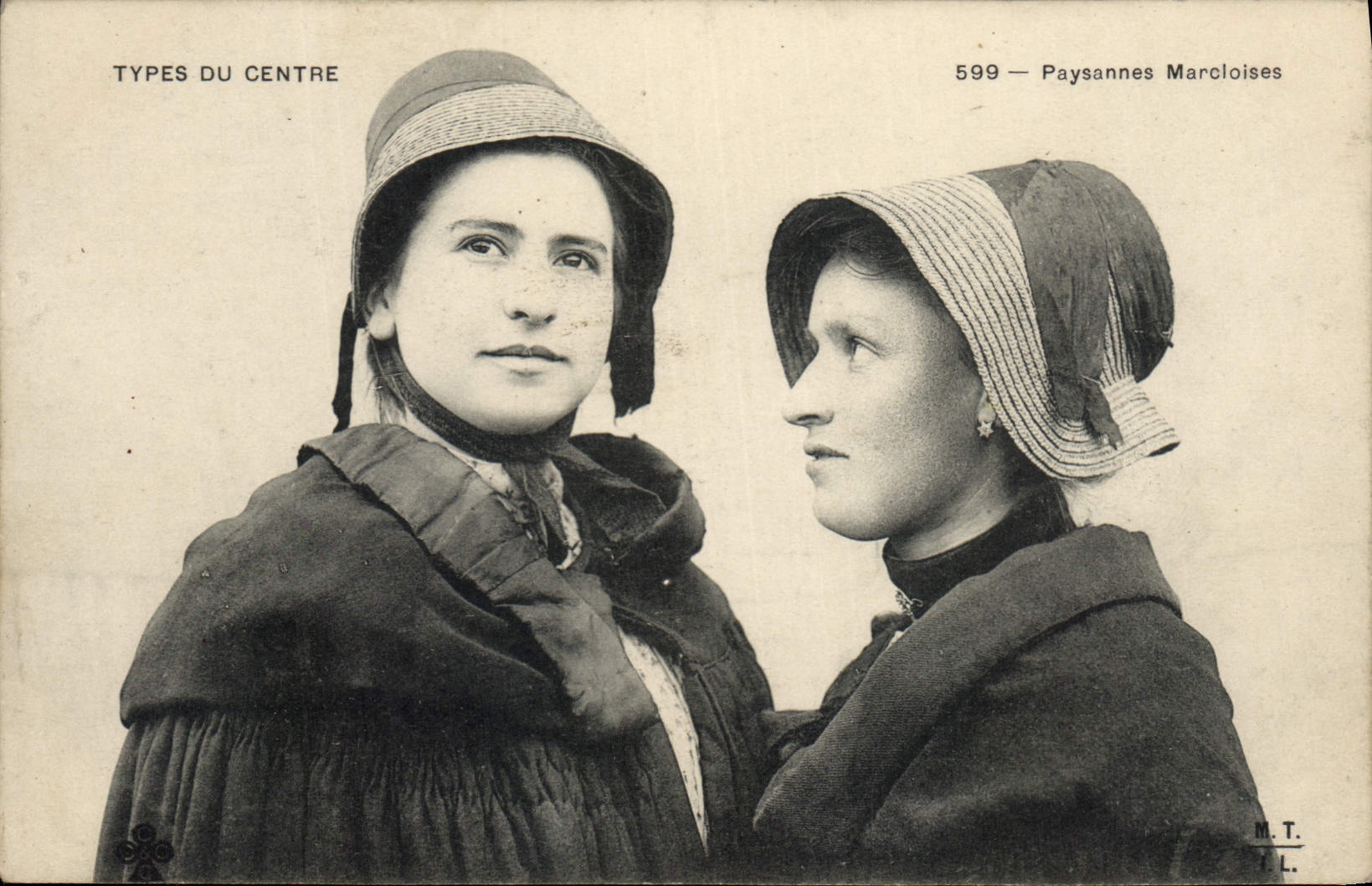 CPA Folklore Centre Paysannes Marcloises 