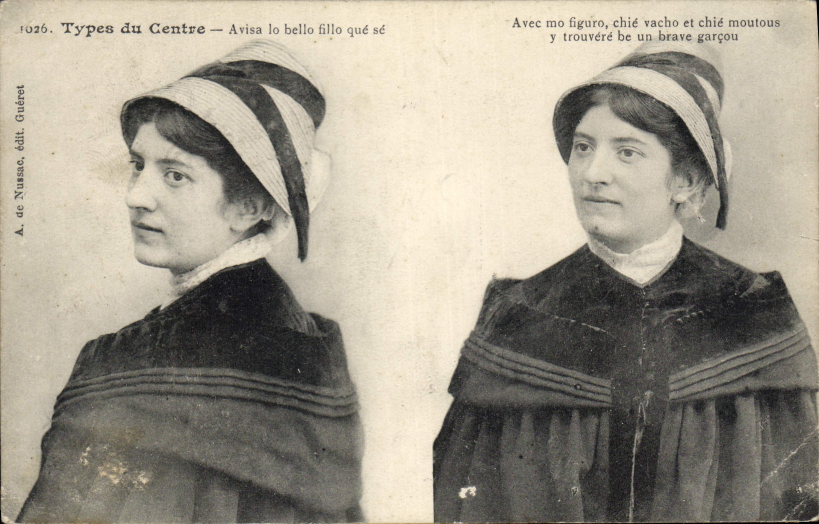 CPA Folklore Types du Centre  