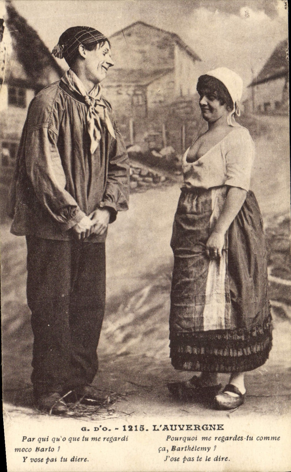 CPA Folklore Auvergne 