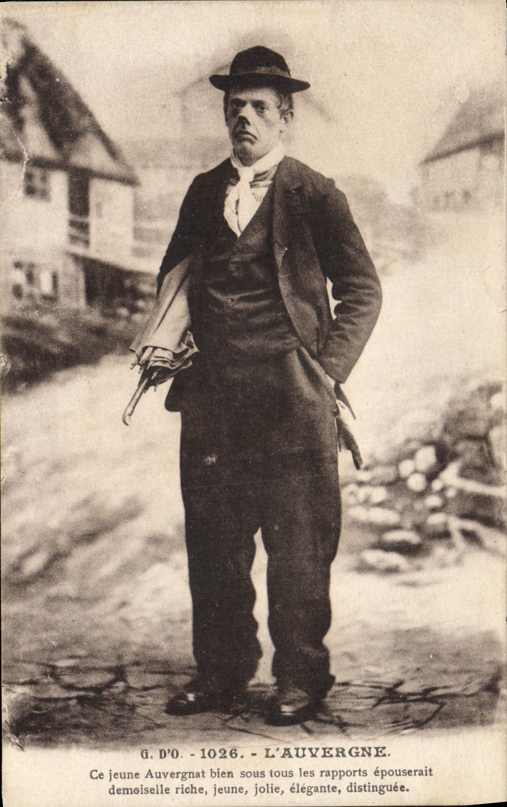 CPA Folklore Auvergne 