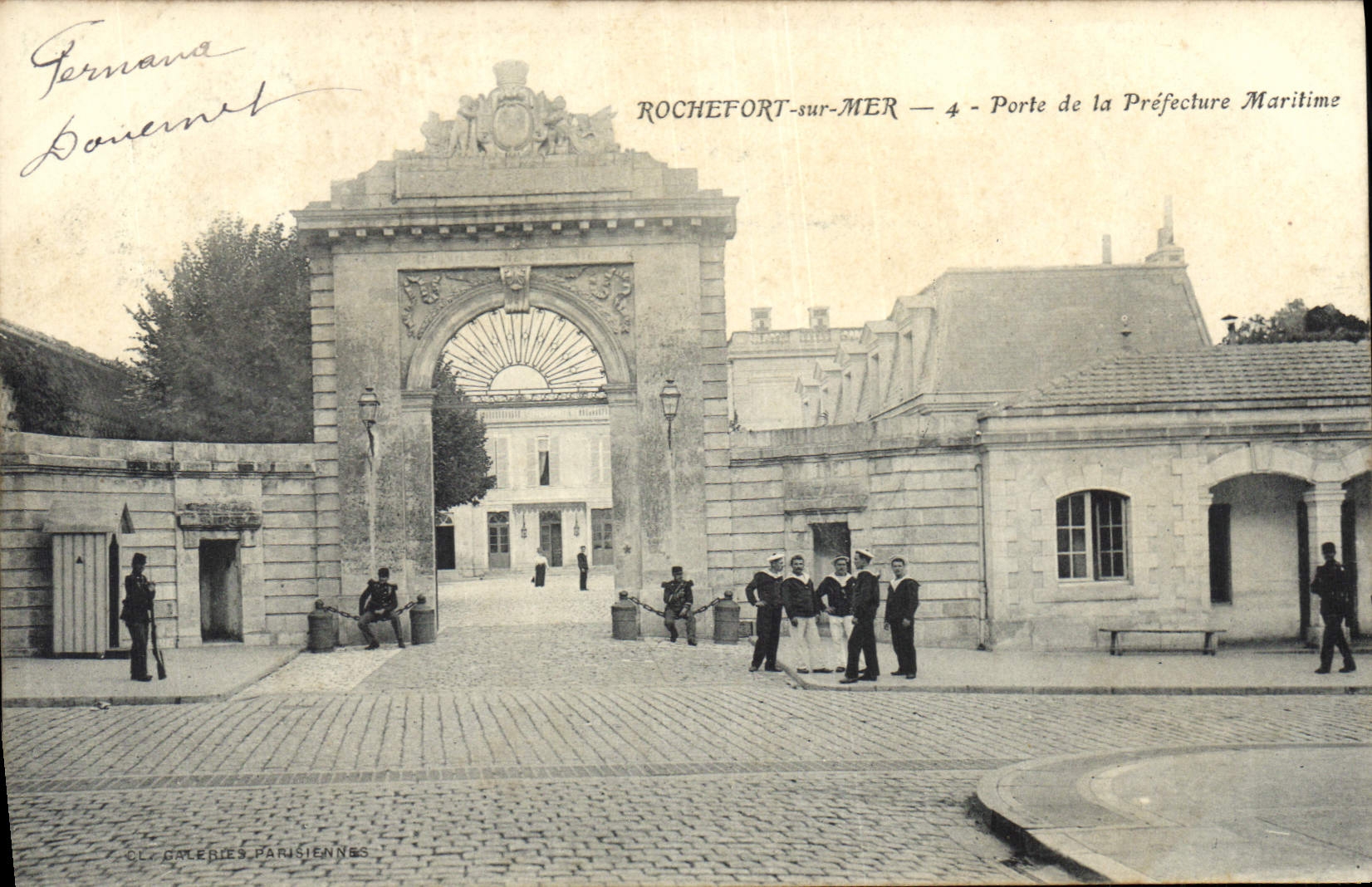 CPA Rochefort sur Mer Porte de la Prefecture Maritime
