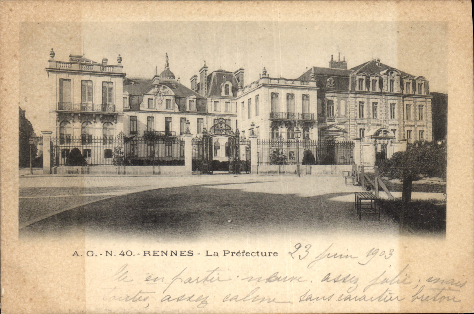 CPA Prefecture Rennes