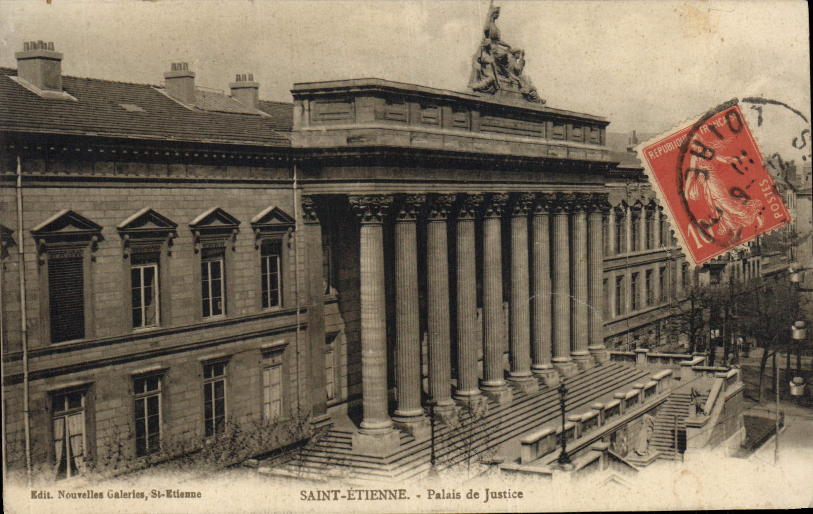 CPA Saint Etienne Palais de justice 
