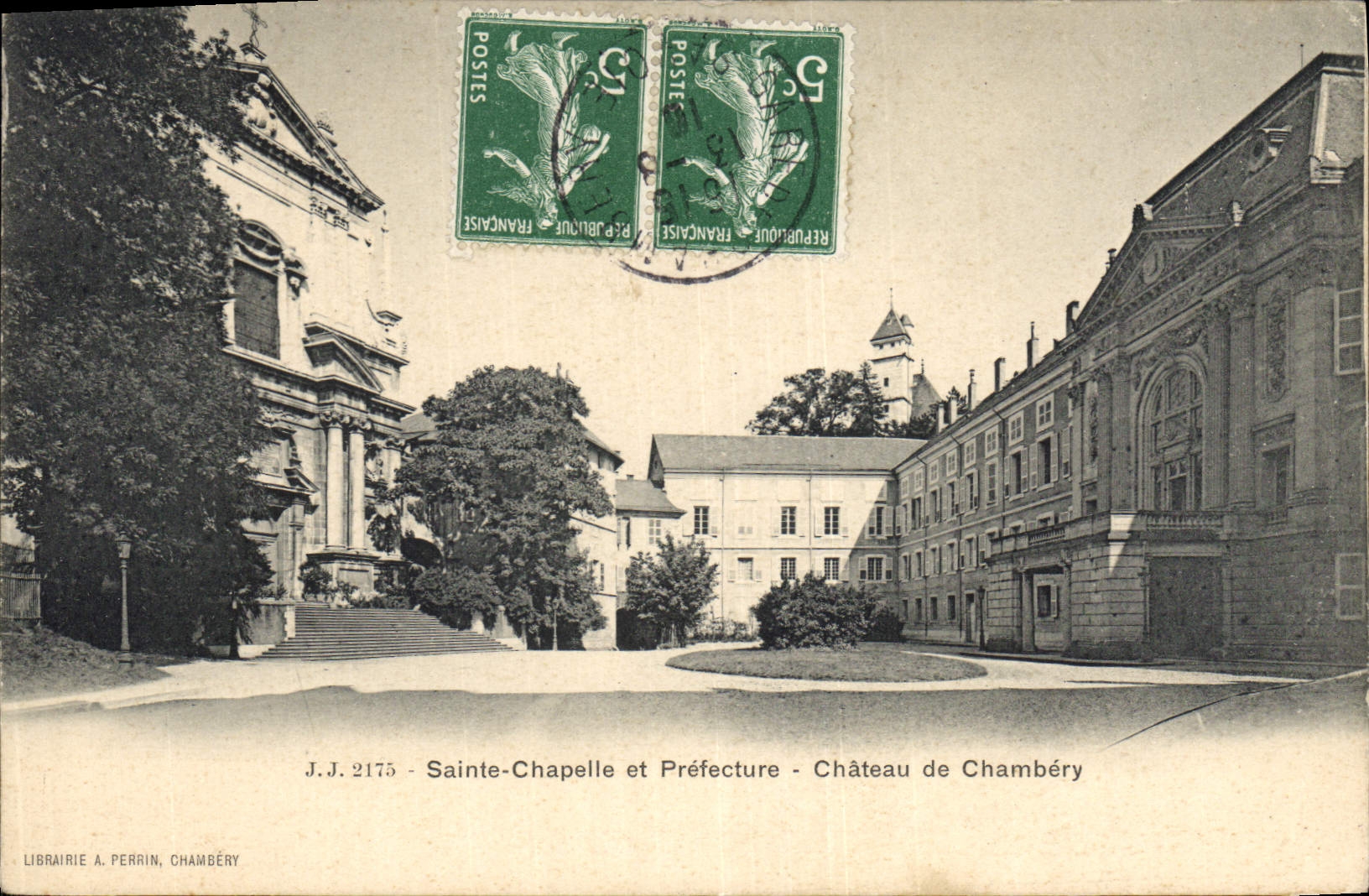 CPA Sainte Chapelle et Prefecture Chateau de Chambery