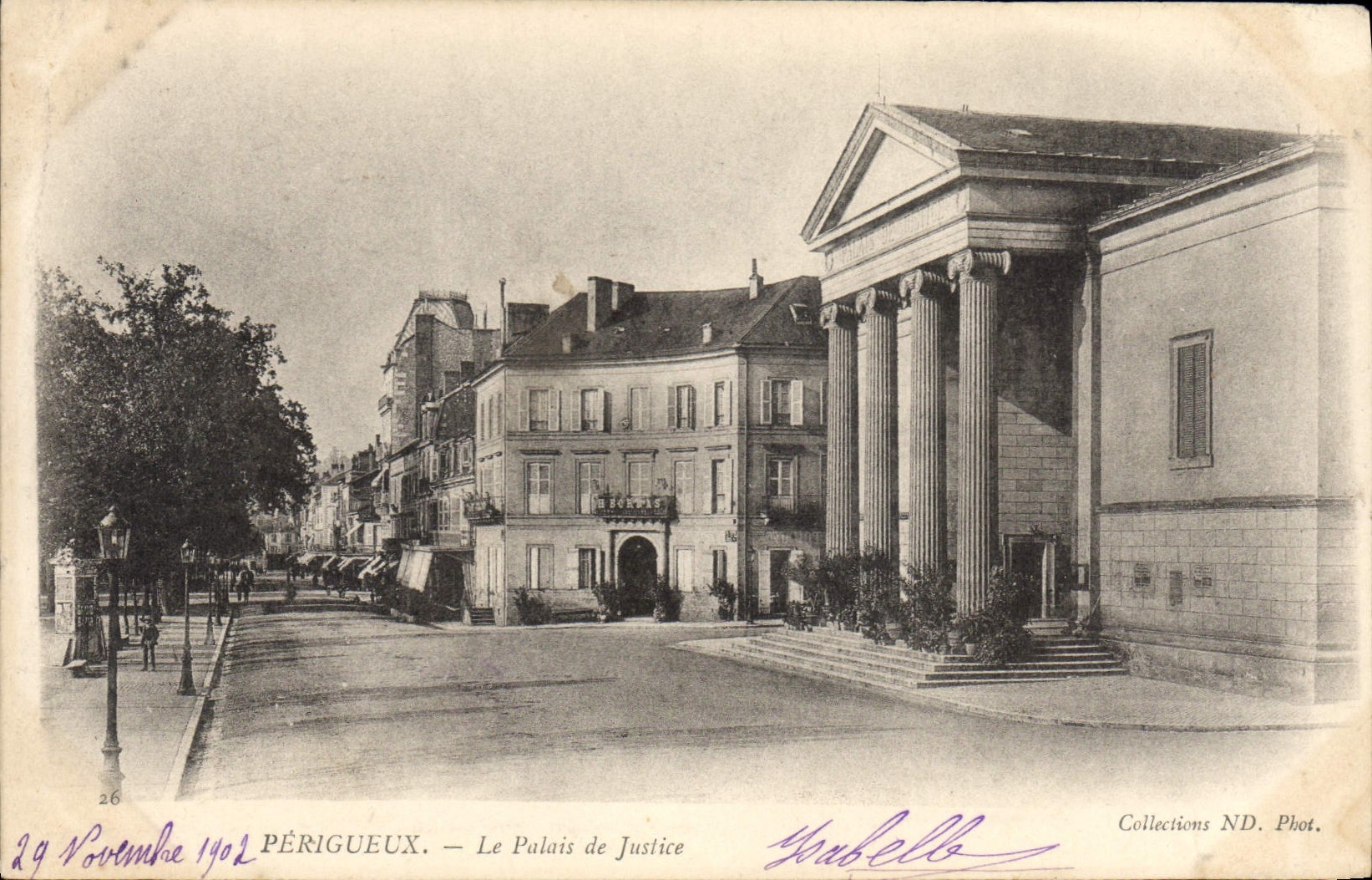 CPA Perigueux Le palais de Justice 