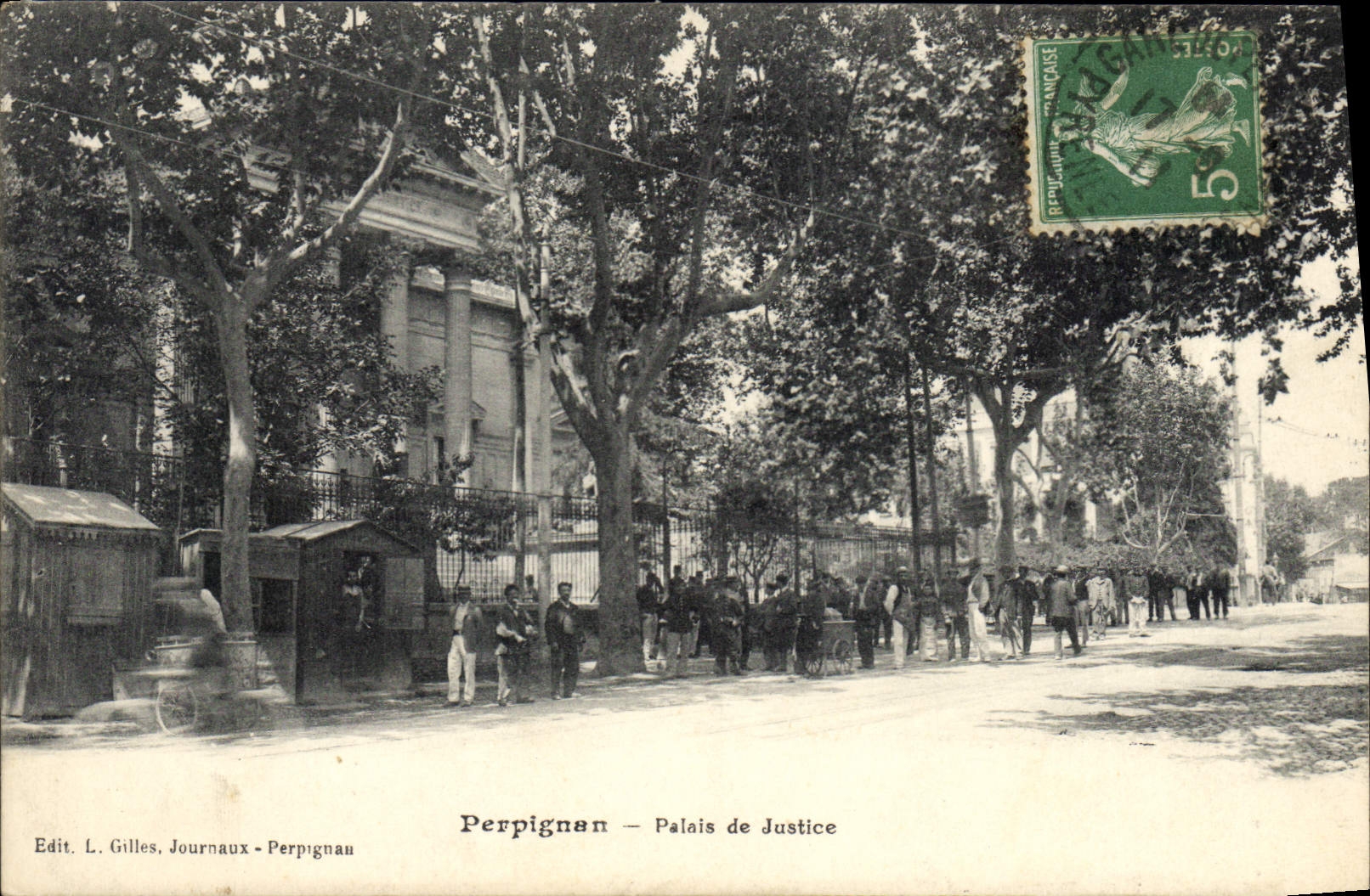 CPA Perpignan Palais de Justice 