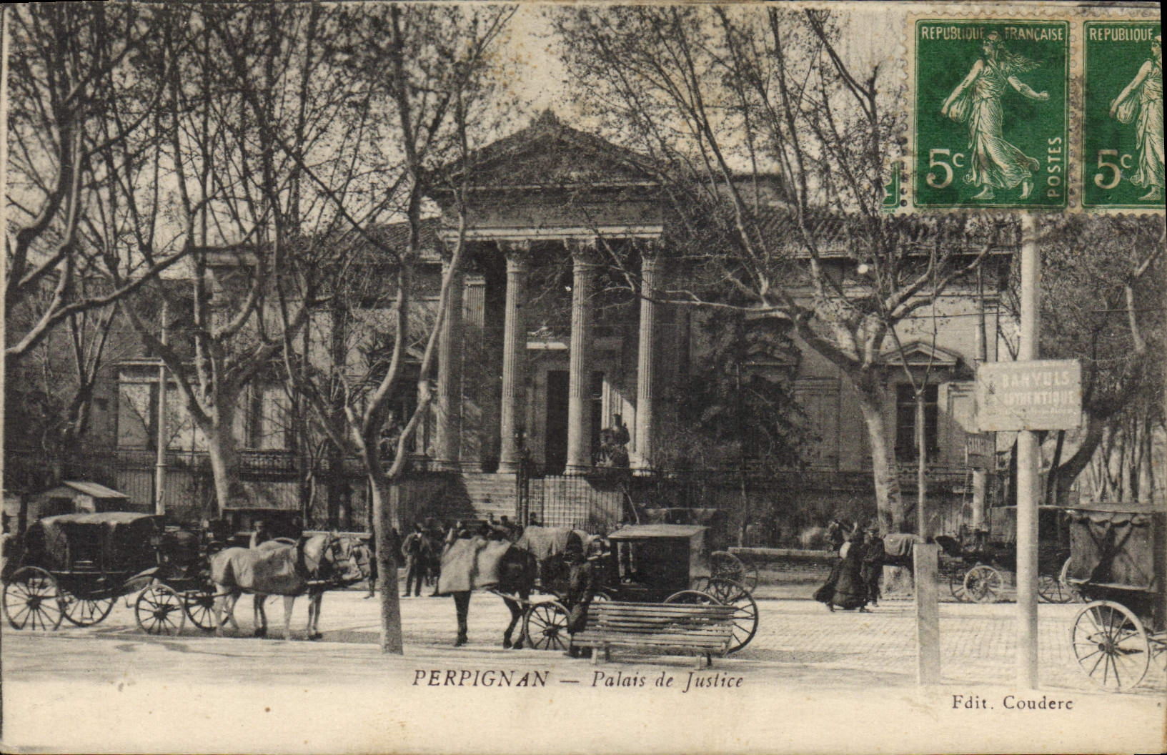 CPA Parpignan Palais de Justice 