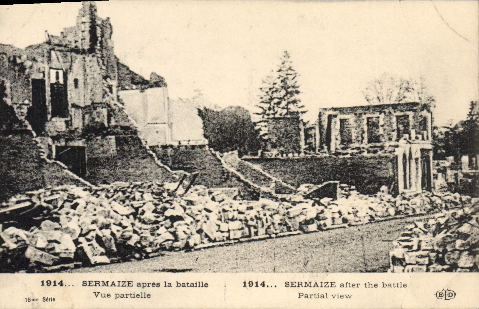 CPA Militaria 1914 Sermaize apres la bataille 