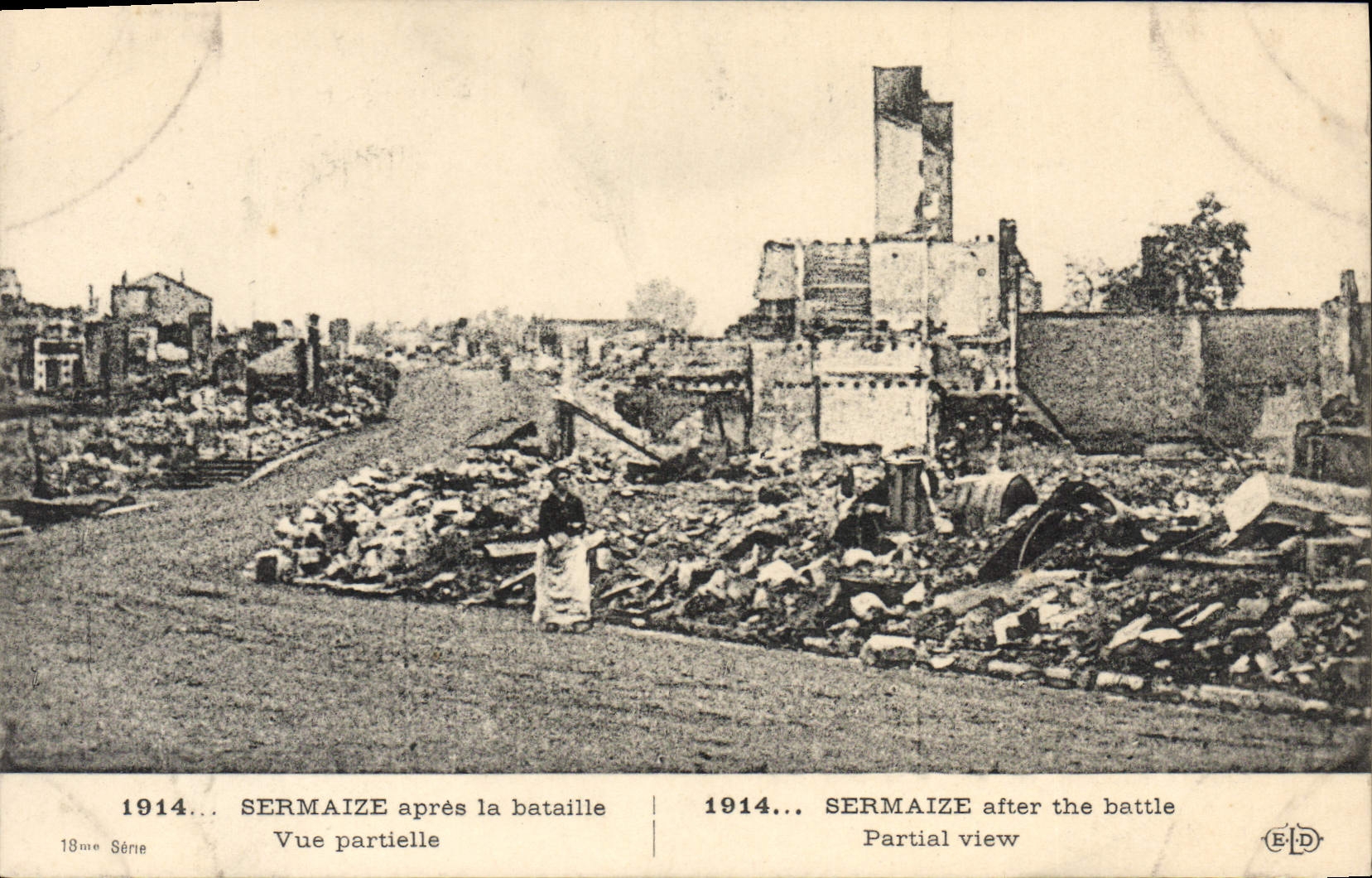 CPA Militaria 1914 Sermaize apres la bataille
