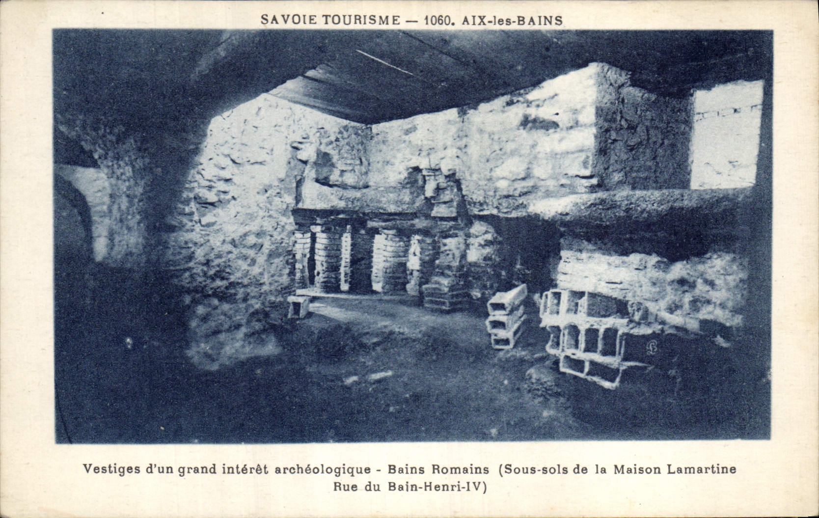 CPA Egypt Egypte  Savoie Aix les Bains Vestgignes Bains romains