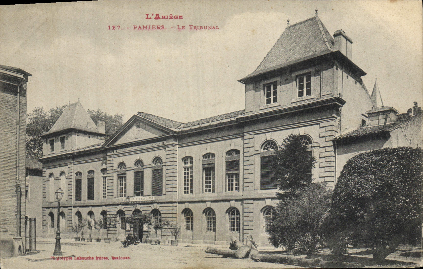 CPA Palais de Justice Pamiers Le Tribunal