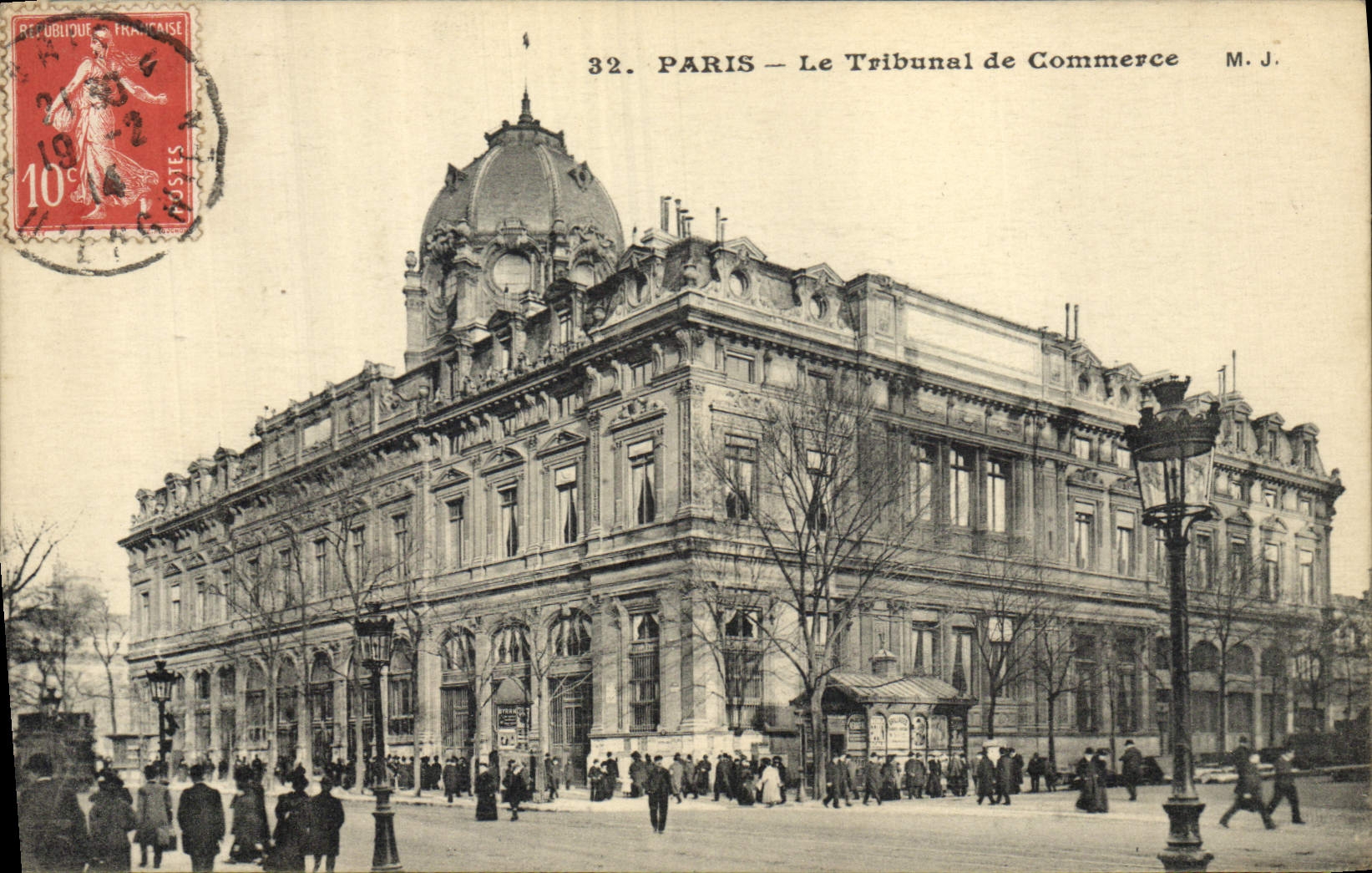 CPA Palais de Justice Paris Le Tribunal de Commerce