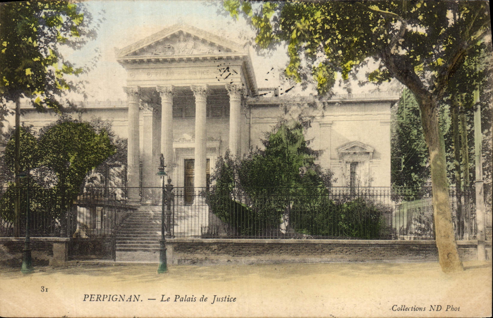 CPA Palais de Justice Perpignan