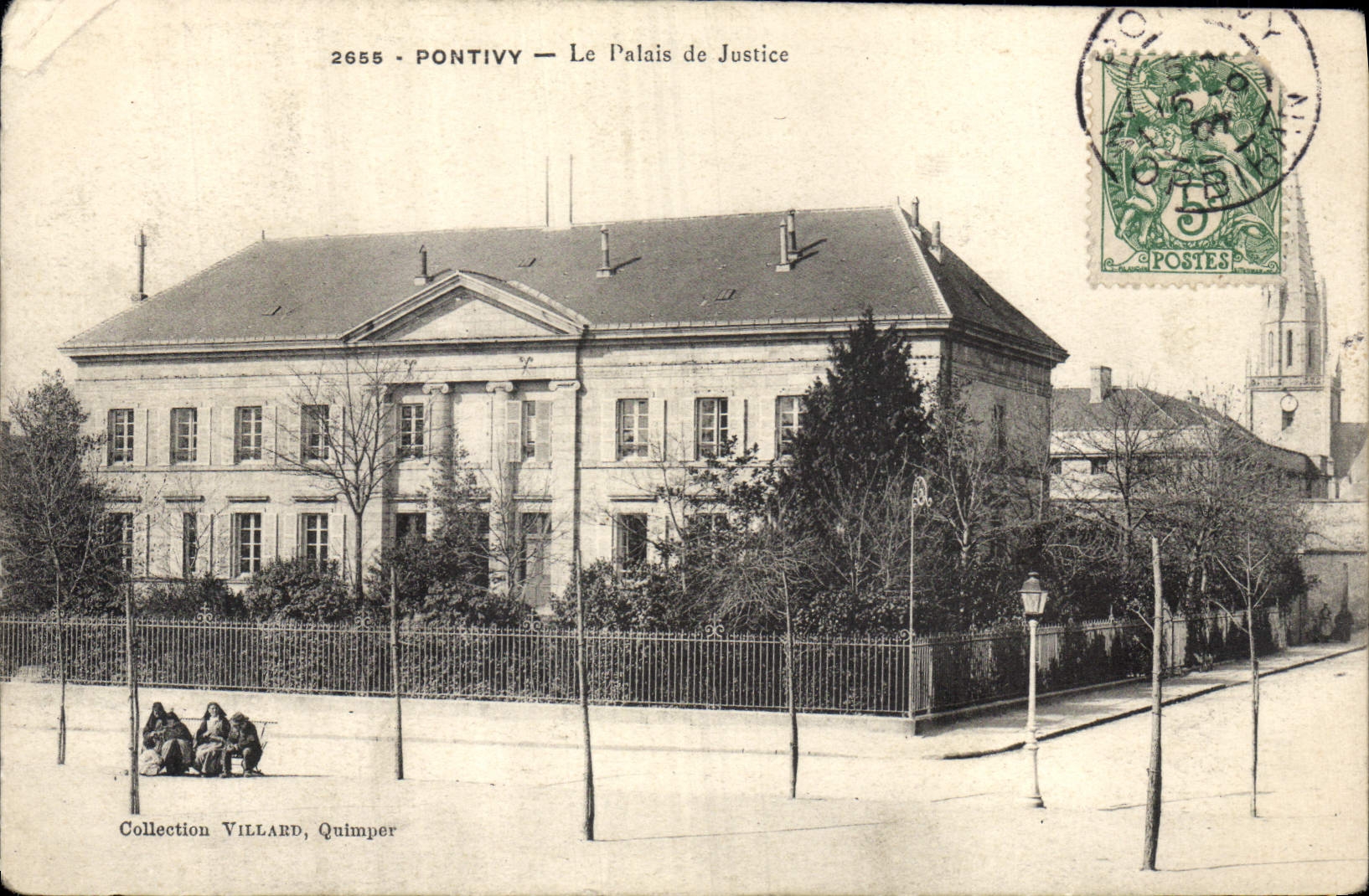 CPA Palais de Justice Pontivy
