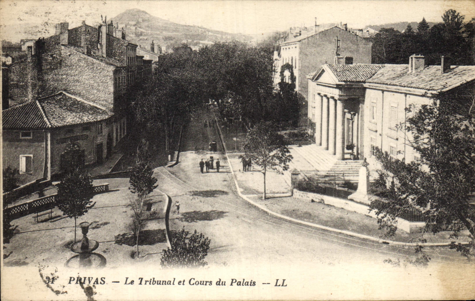 CPA Palais de Justice Privas Le Tribunal et Cours du Palais