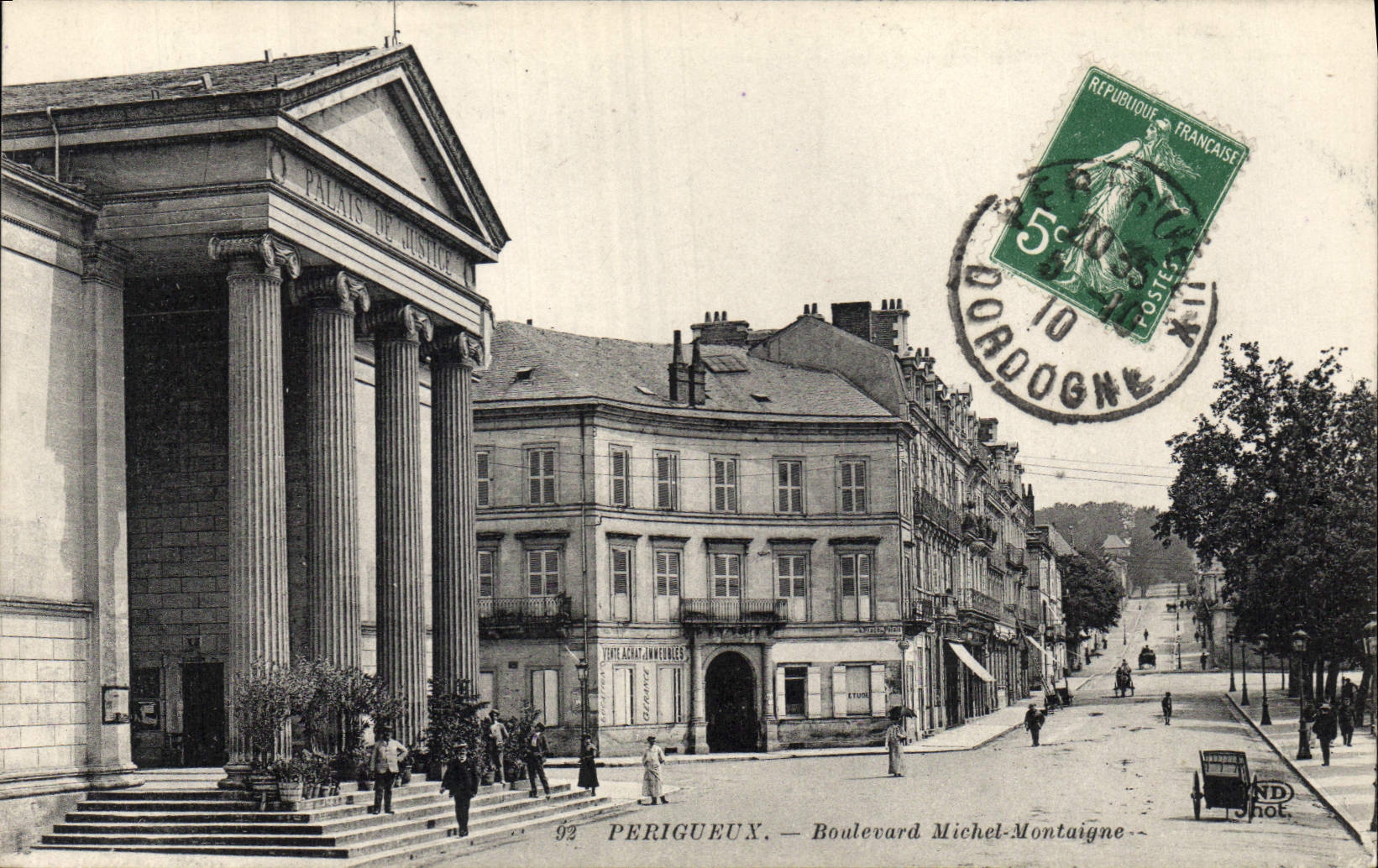 CPA Palais de Justice Perigueux Boulevard Michel Montaigne