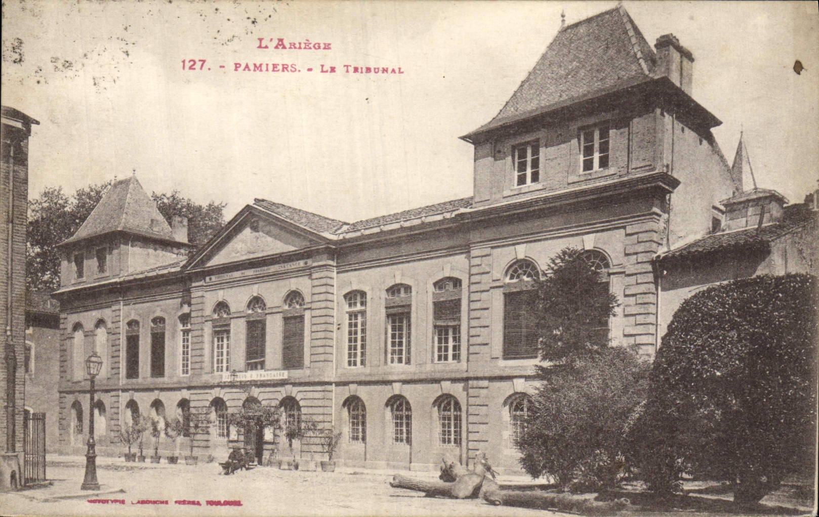 CPA Palais de Justice Pamiers Le tribunal