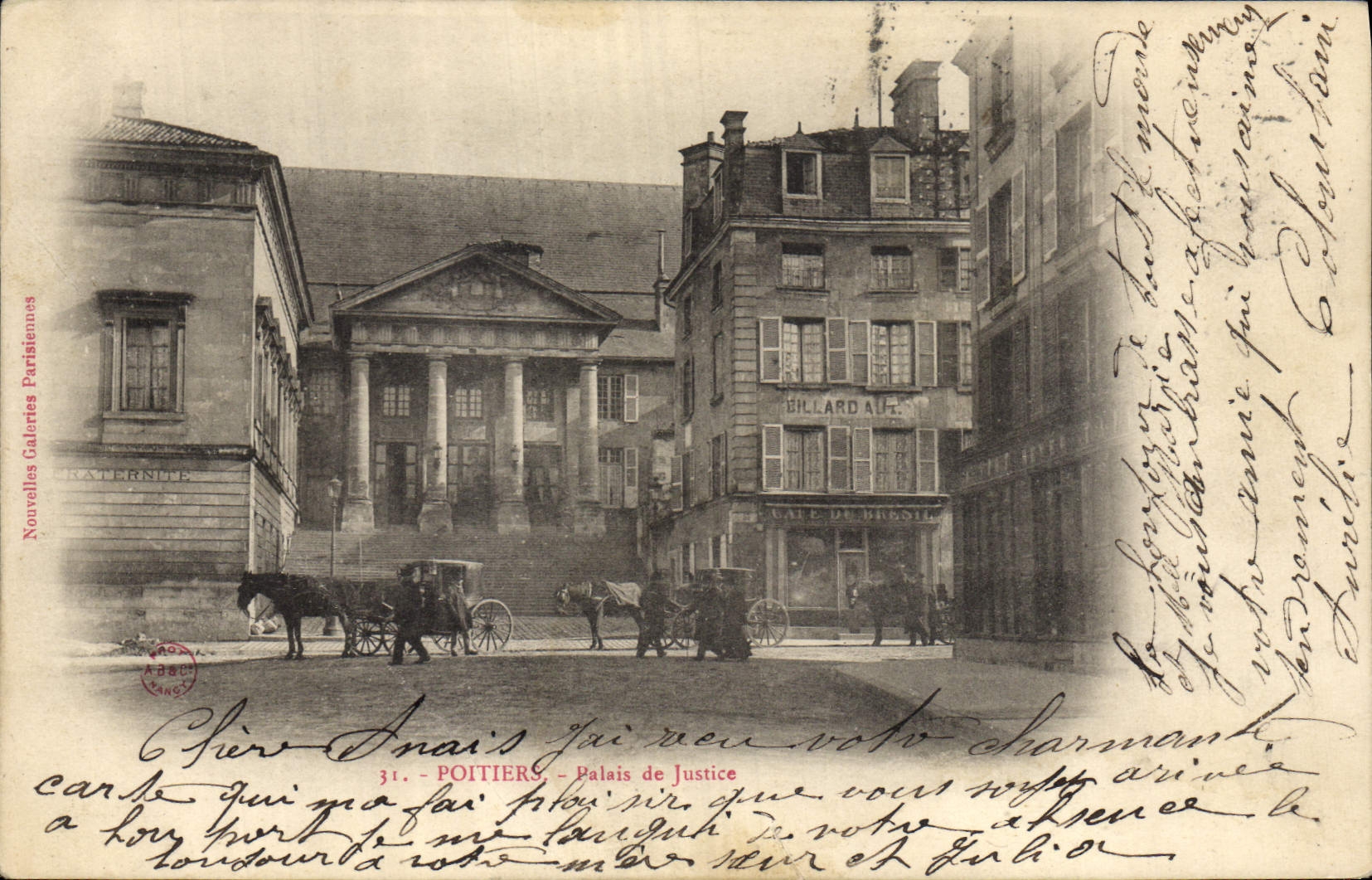 CPA Palais de Justice Poitiers