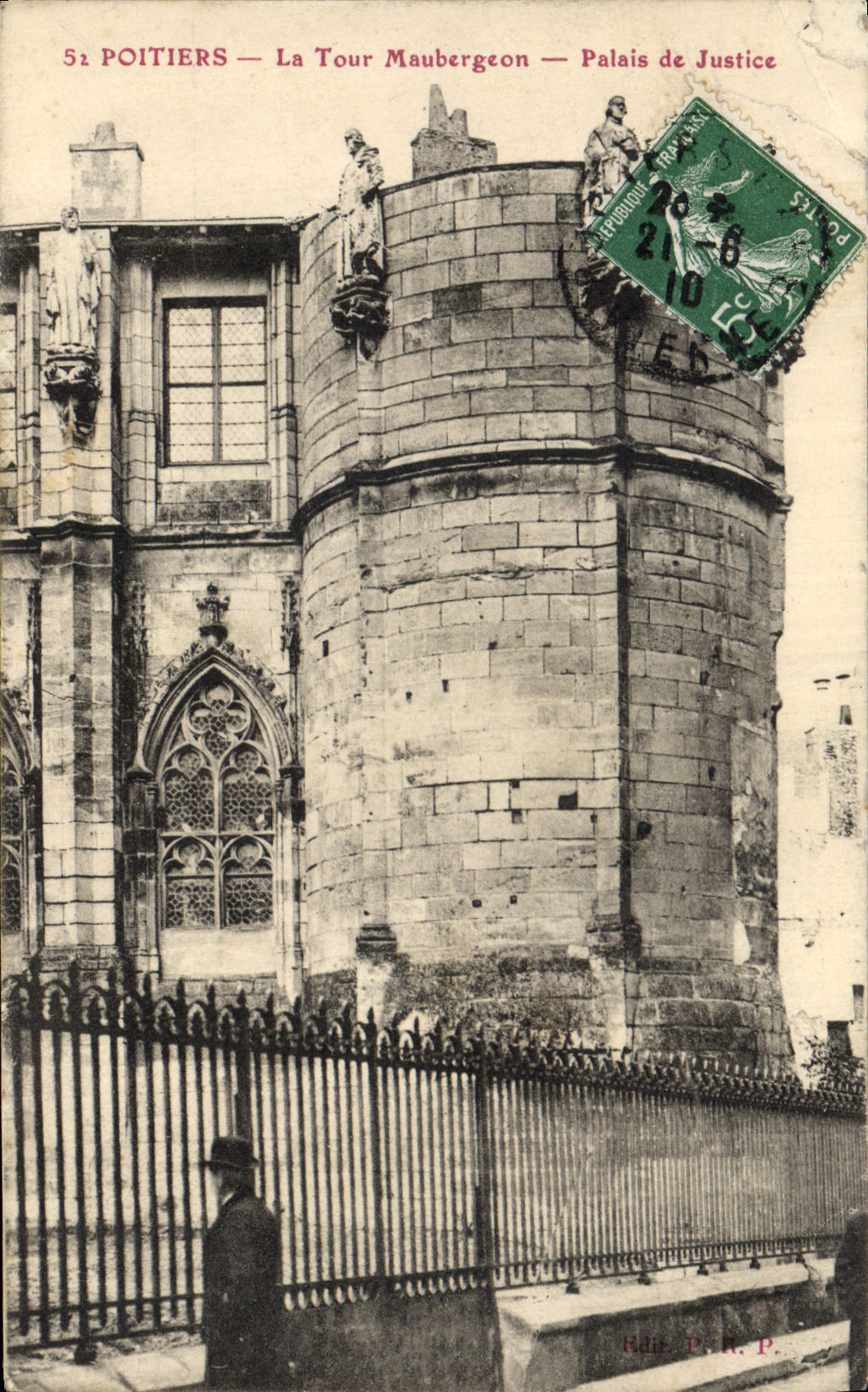 CPA Palais de Justice La Tour Maubergeon Poitiers