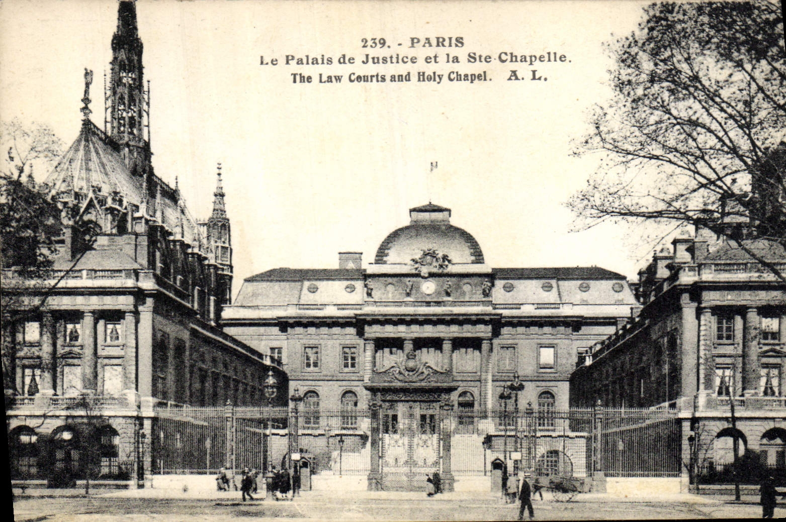 CPA Palais de Justice et la Sainte Chapelle Paris