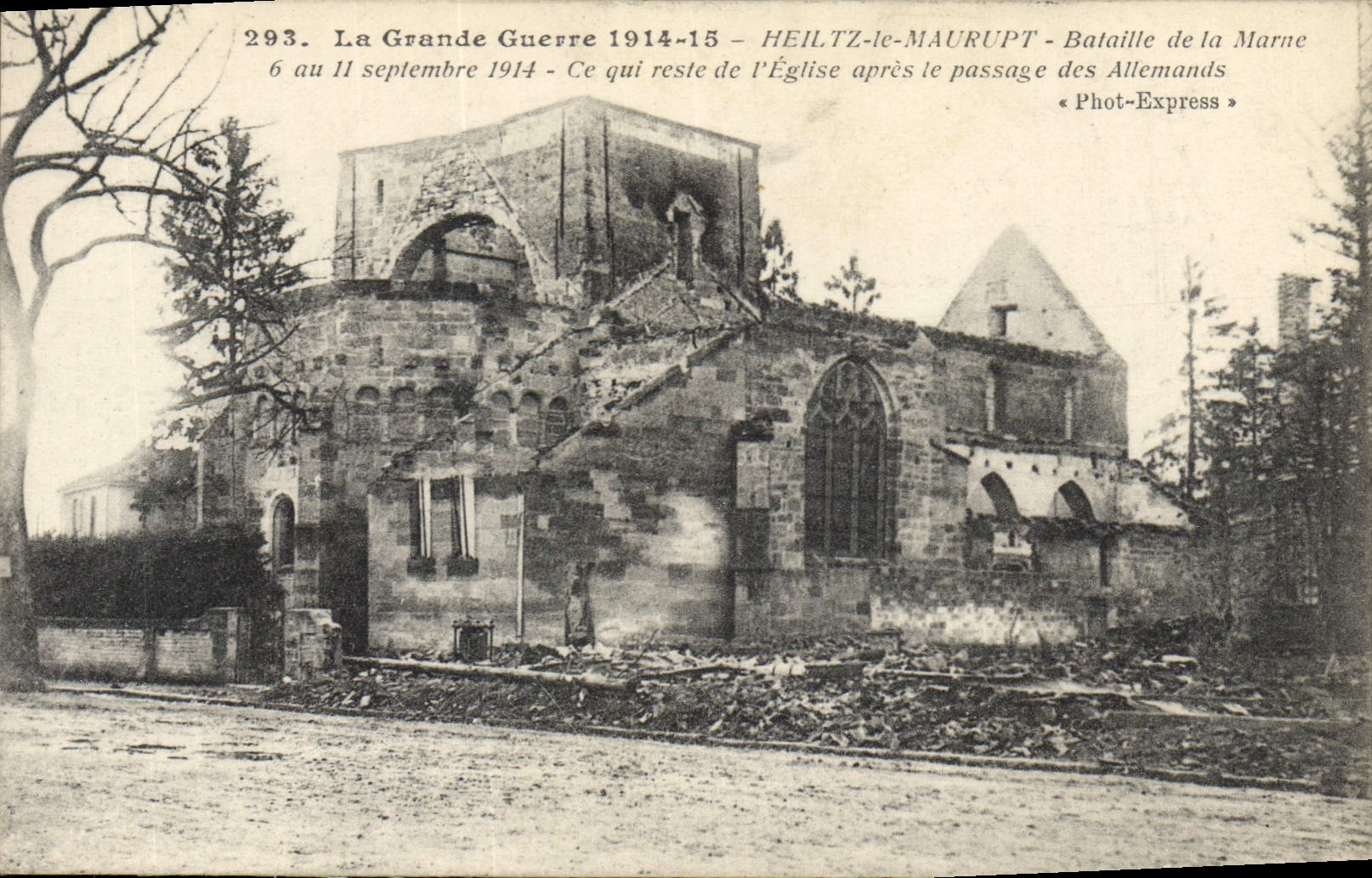 CPA Militaria Heiltz le Maurupt Bataille de la Marne  