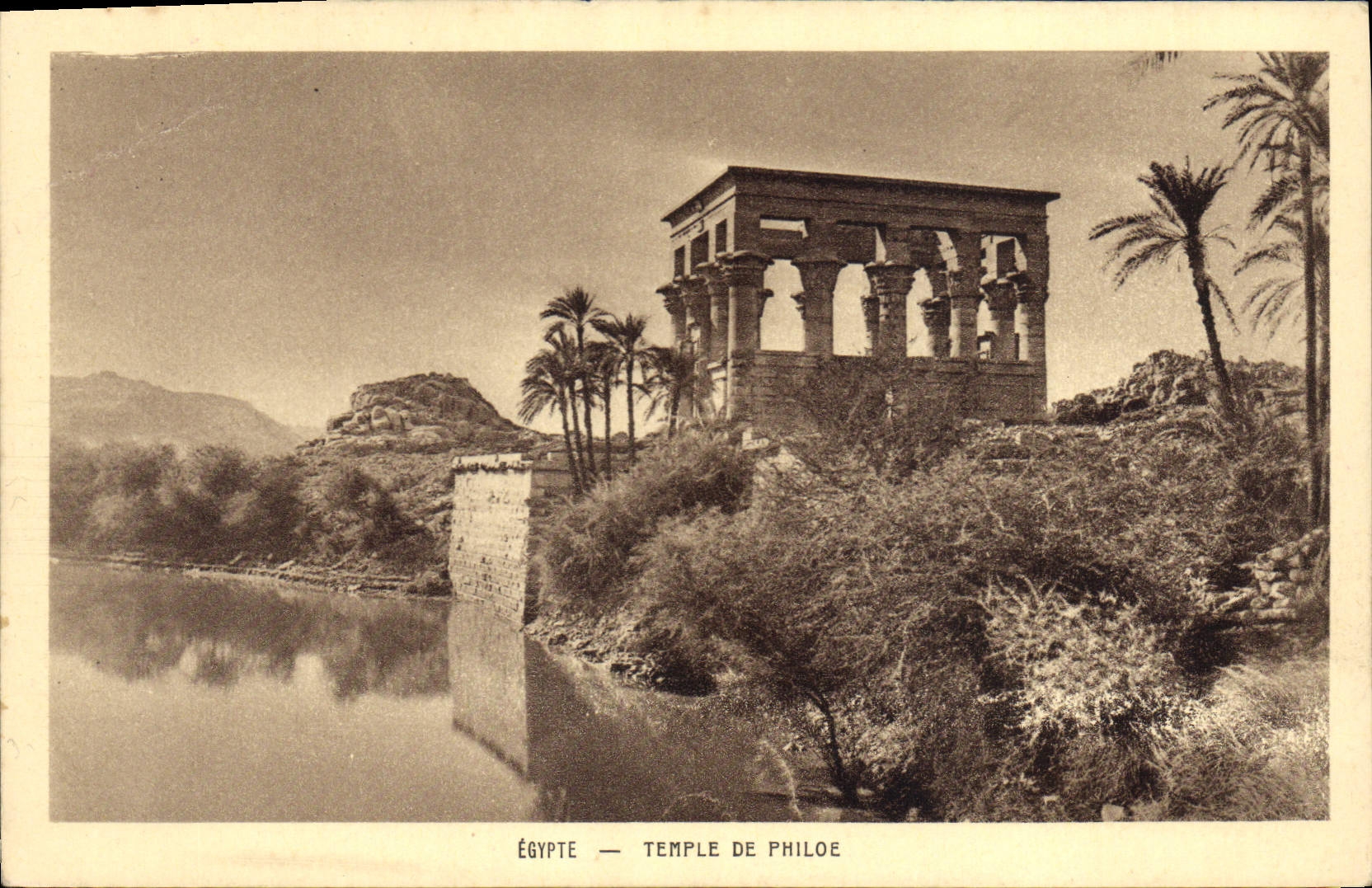 CPA Egypt Egypte Temple de Philae