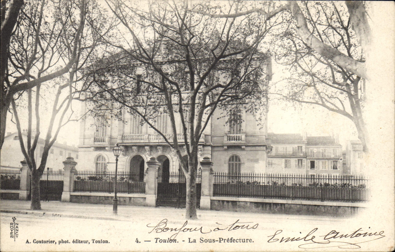 CPA Toulon Sous Prefecture 