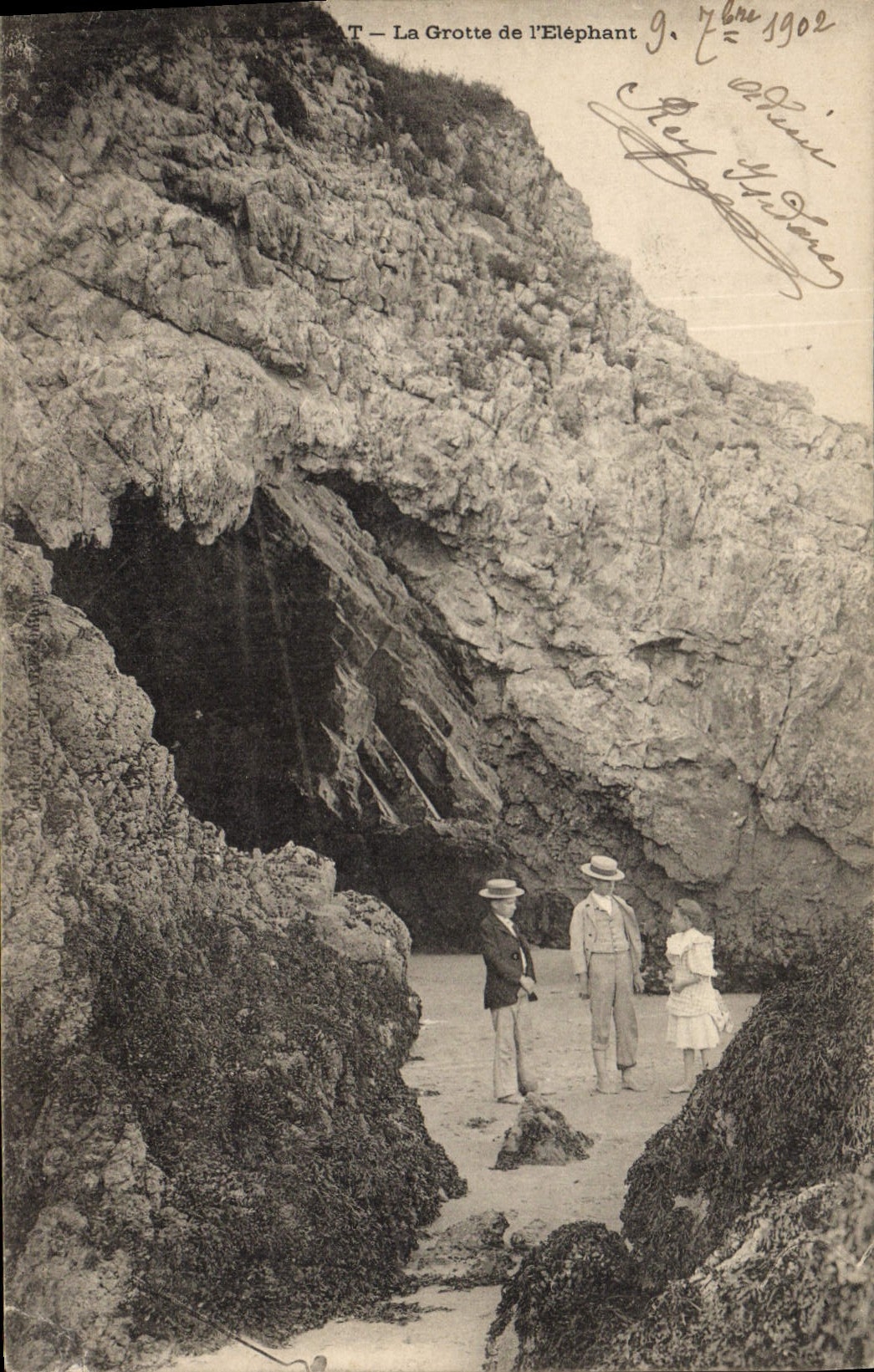 CPA Grotte de l'elephant Grottes 