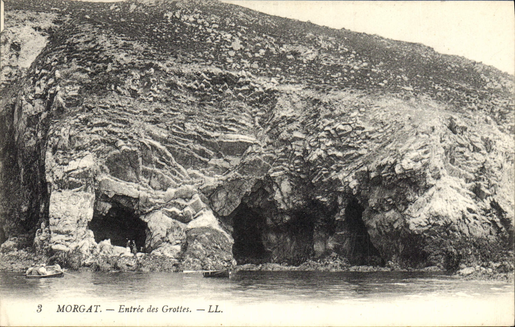 CPA Grotte Morgat Entree des Grottes