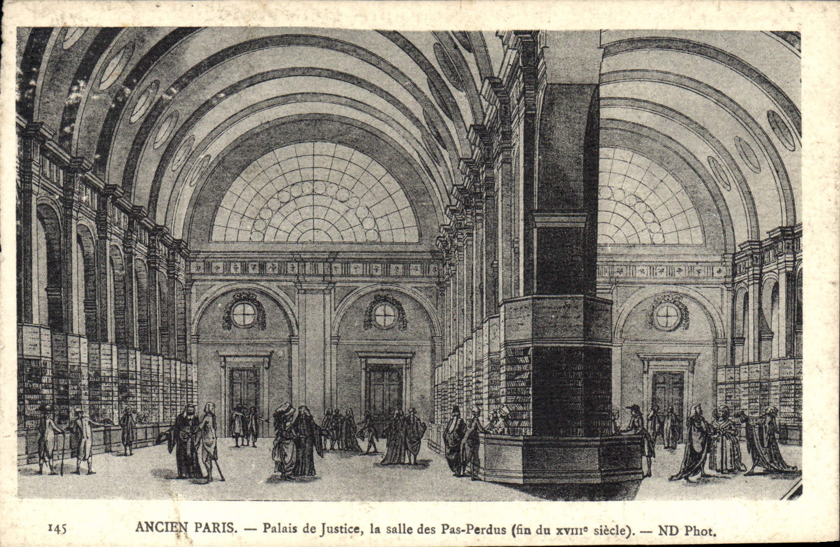 CPA Palais de Justice La Salle des Pas Perdus Paris