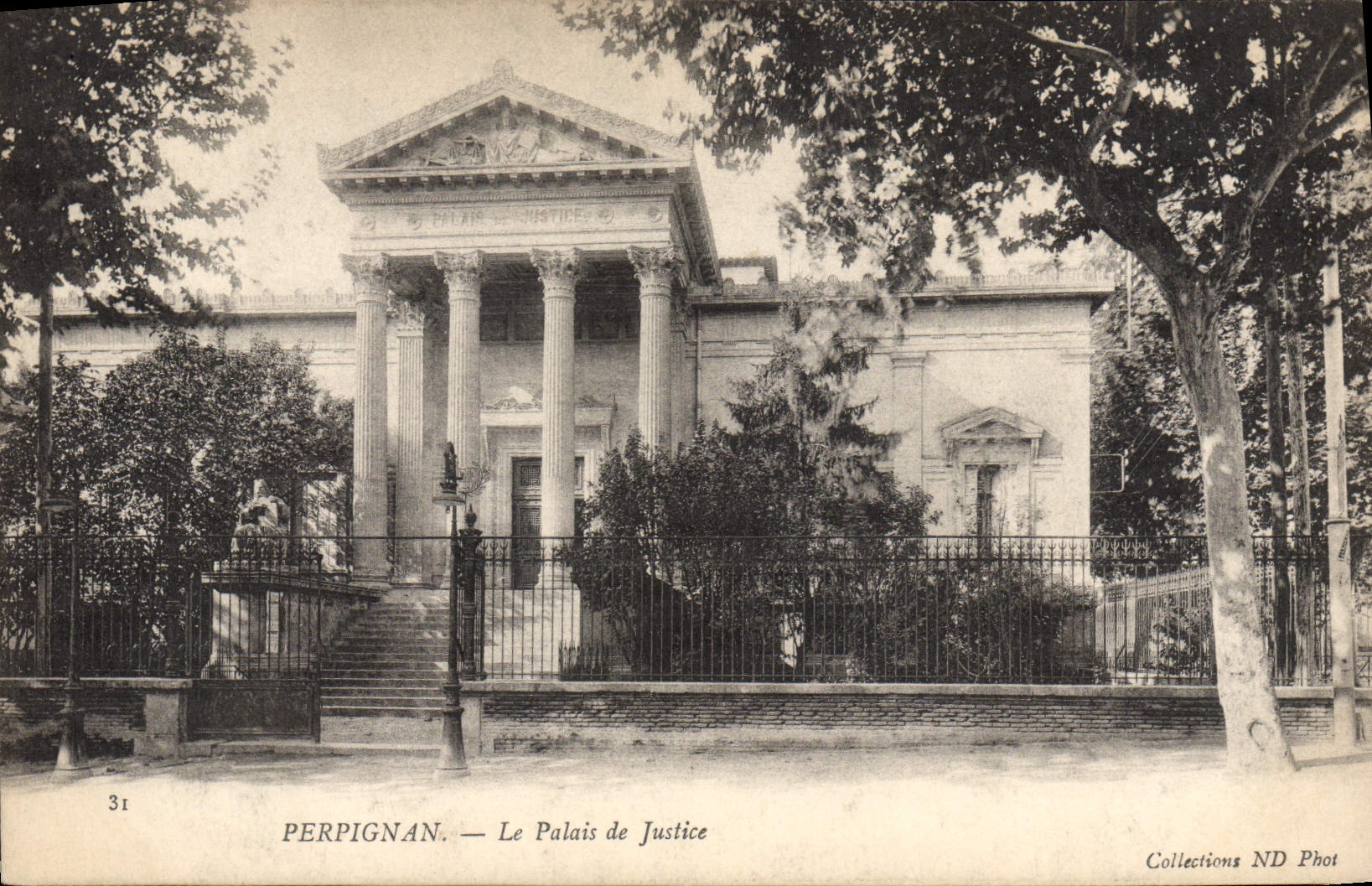 CPA Palais de Justice Perpignan