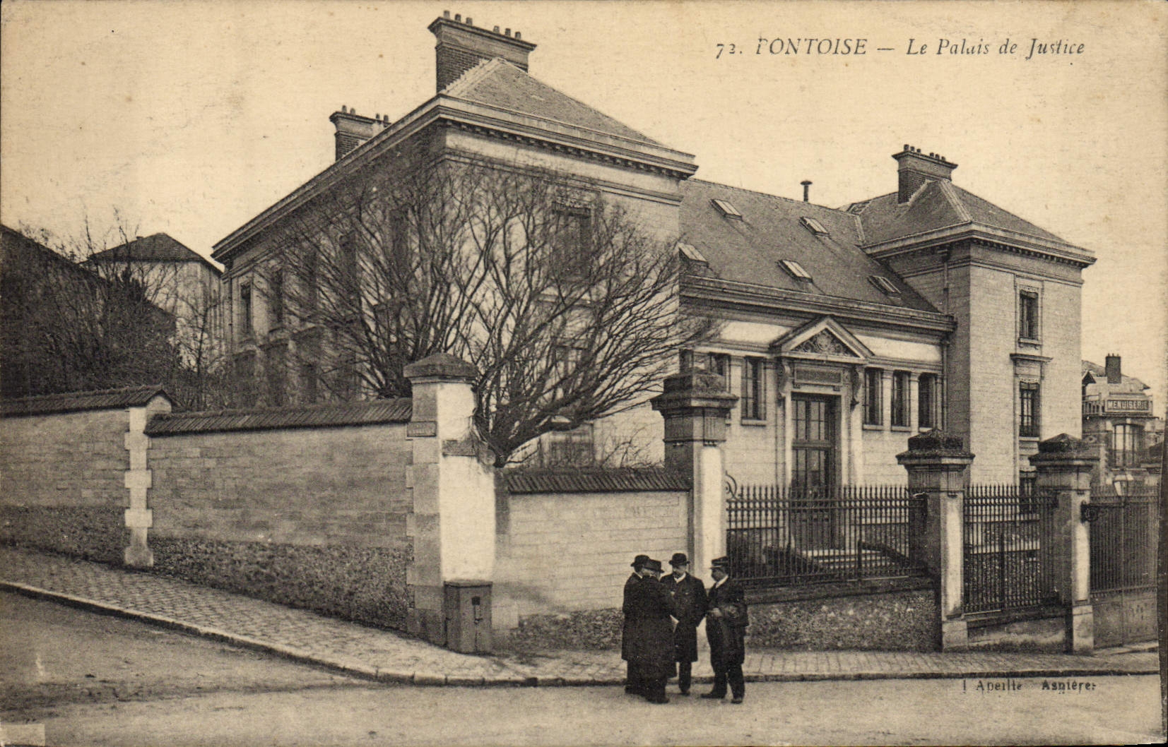 CPA Palais de Justice Pontoise