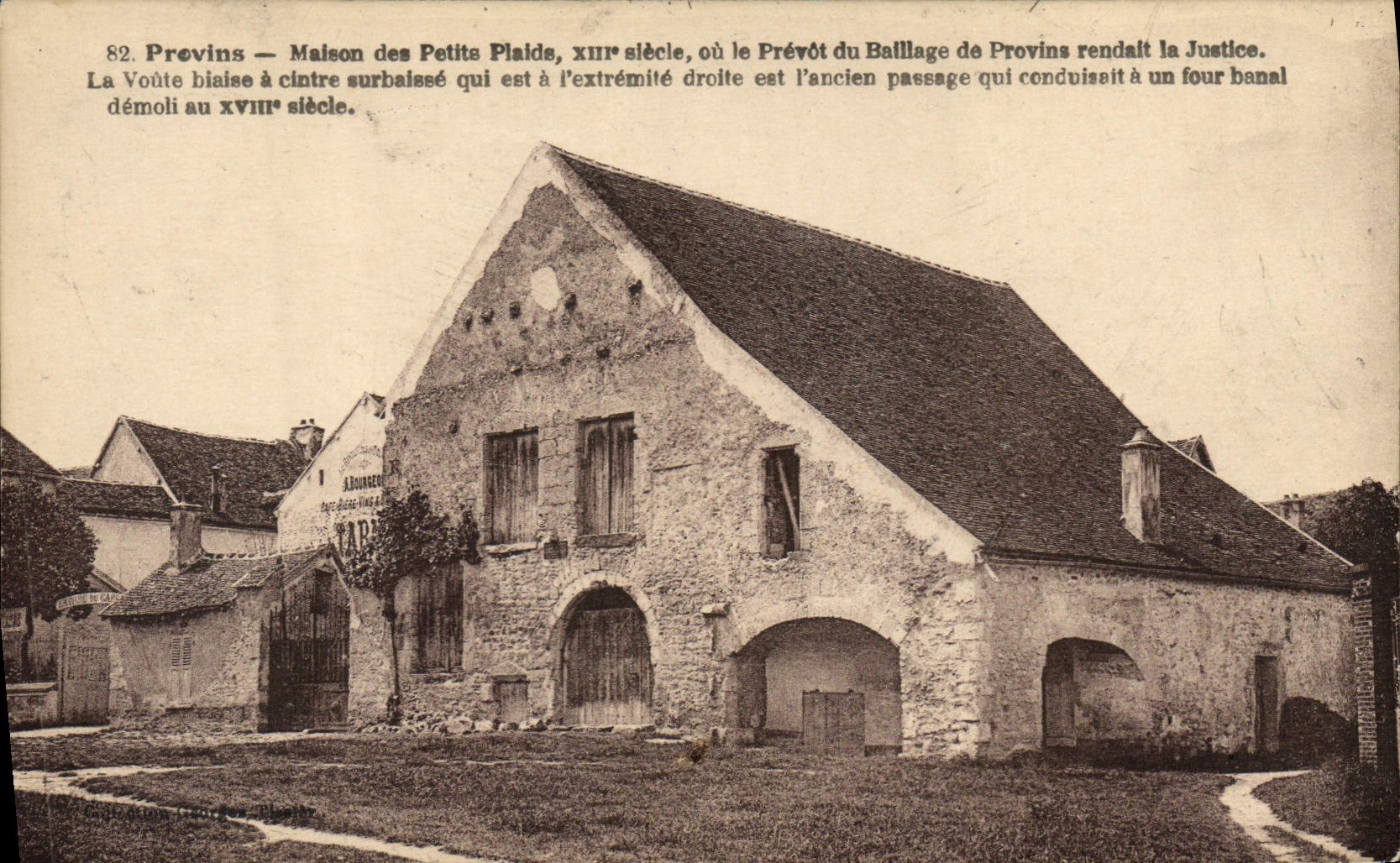 CPA Palais de Justice Provins Maison des Petits Plaids