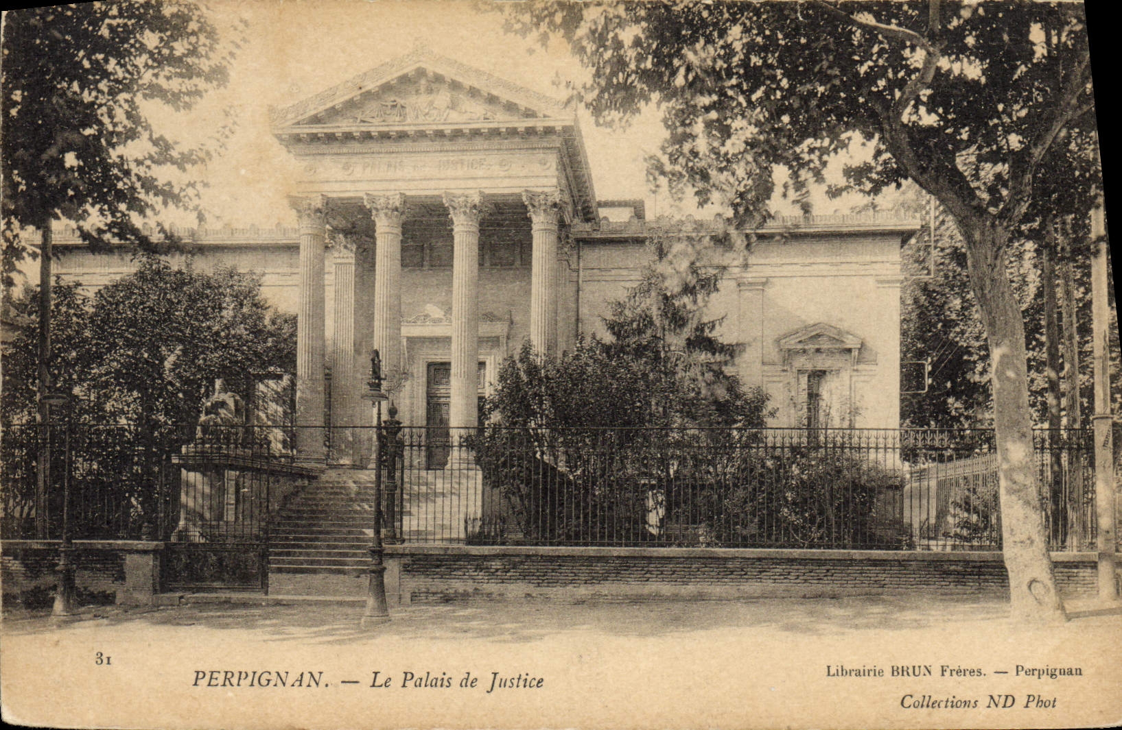 CPA Palais de Justice Perpignan