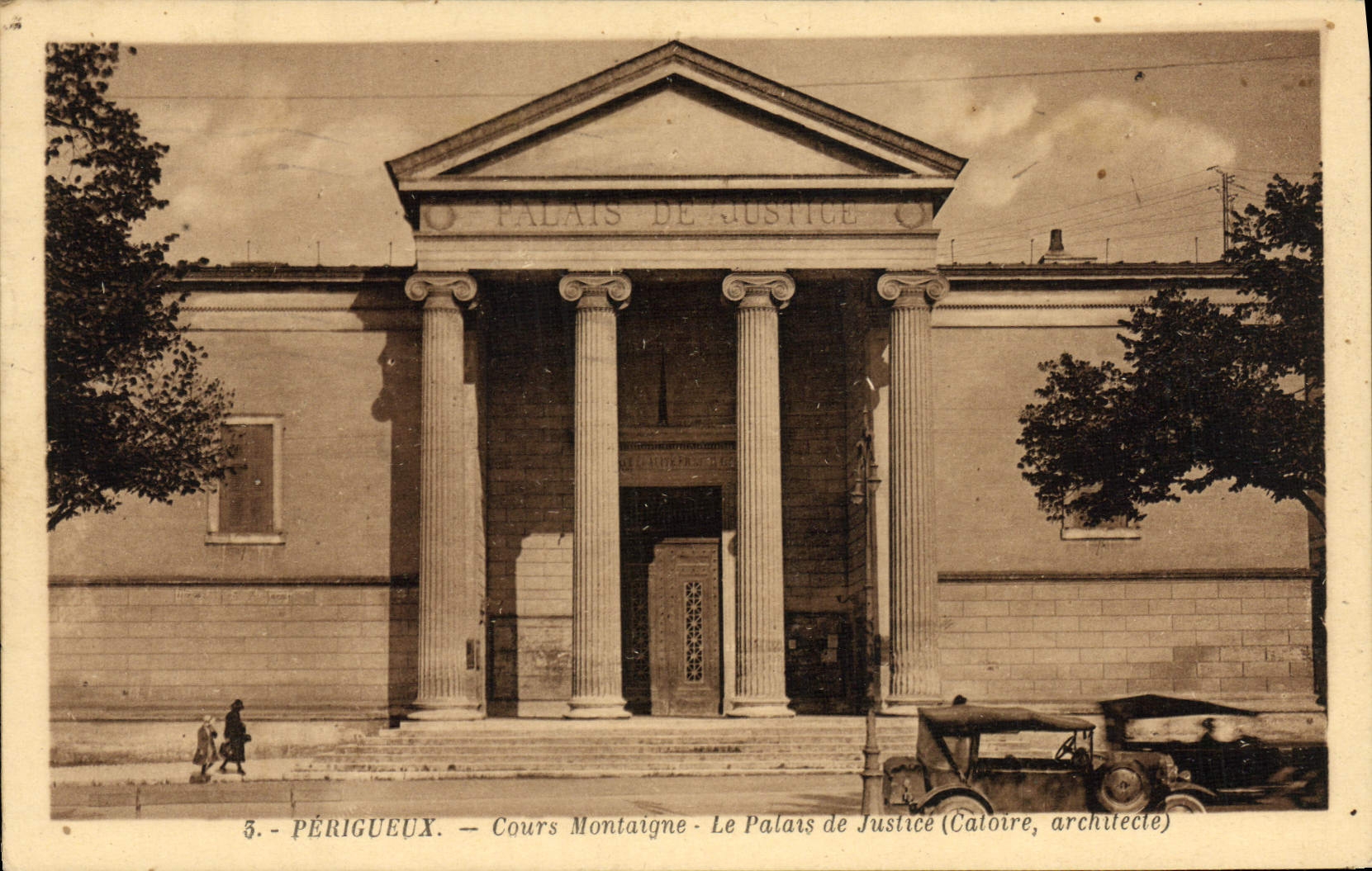 CPA Palais de Justice Cours Montaigne Perigueux