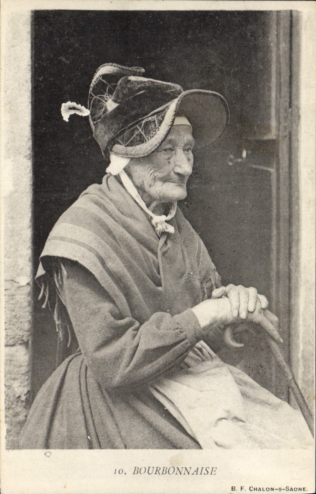 CPA Folklore Bourbonnaise 