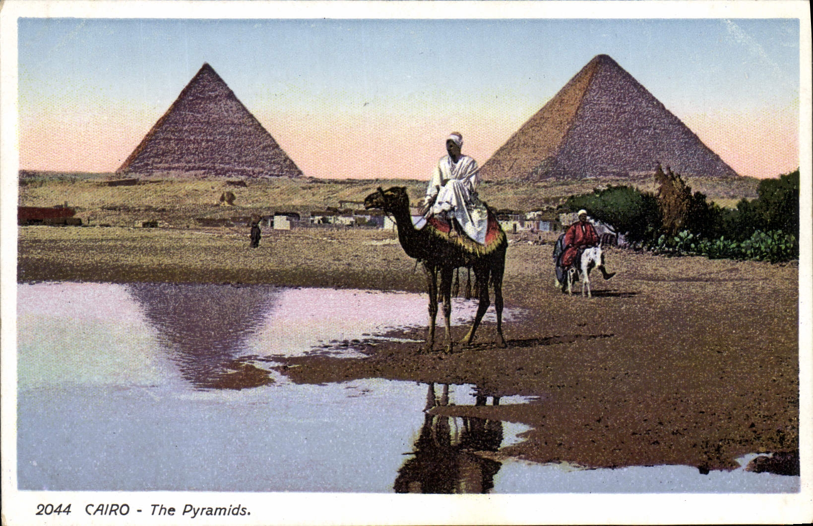 CPA Egypt Egypte Cairo The Pyramids 