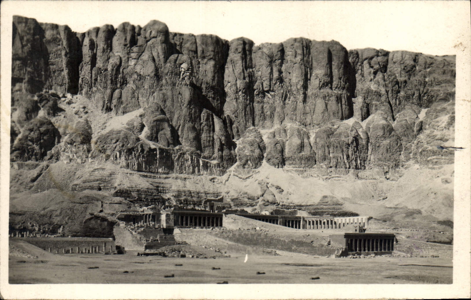 CPA Egypt Egypte Thebes Temple of Deir El Bahari