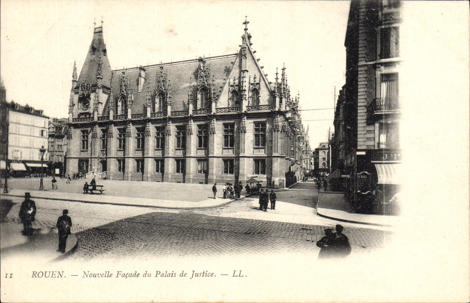 CPA Rouen Nouvelle Facade du Palais de Justice 