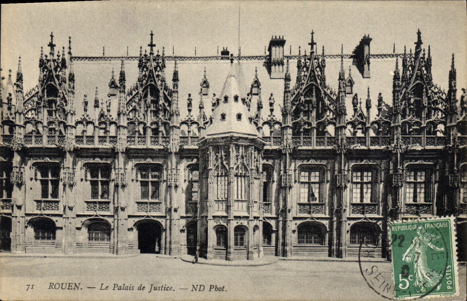 CPA Rouen Le Palais de Justice 